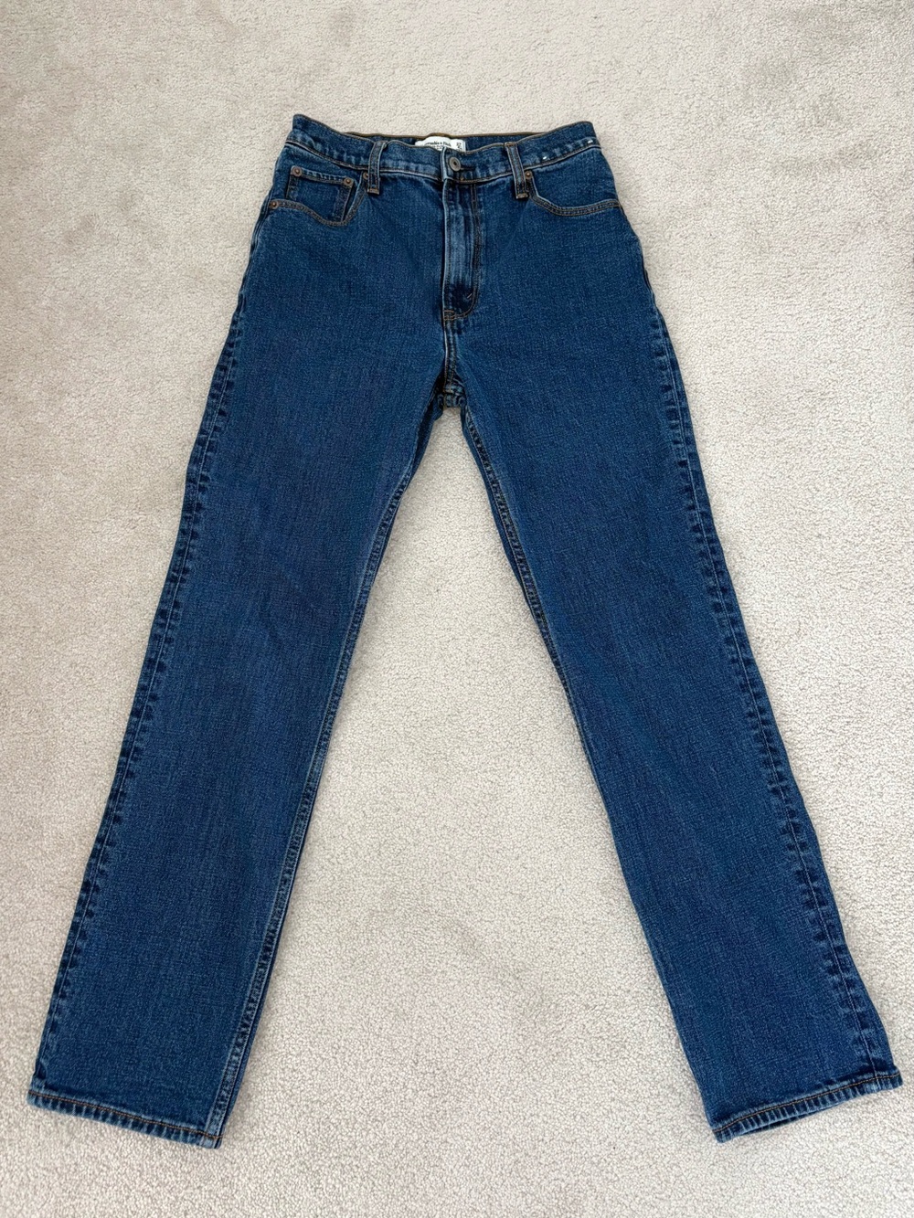 Abercrombie & Fitch Straight High Rise Jeans